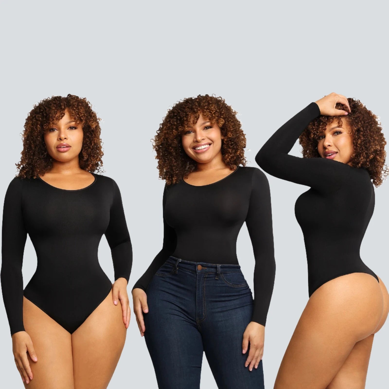 Long Sleeve Tummy Control Bodysuit