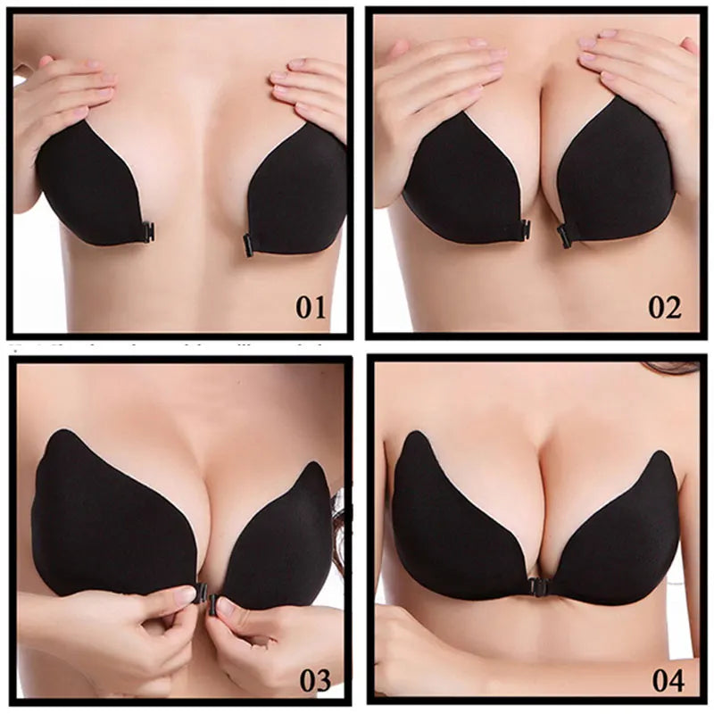 Invisible Backless Push-Up Bra