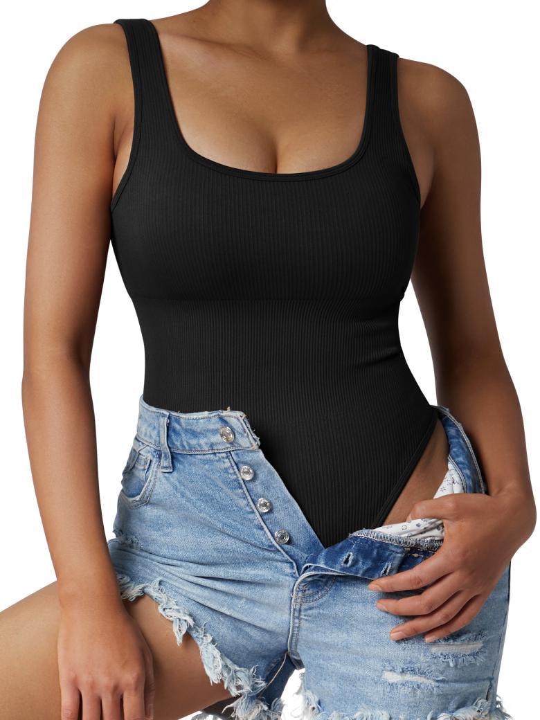 Snatching Ribbed Bodysuit