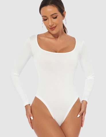 Long Sleeve Thong Bodysuit